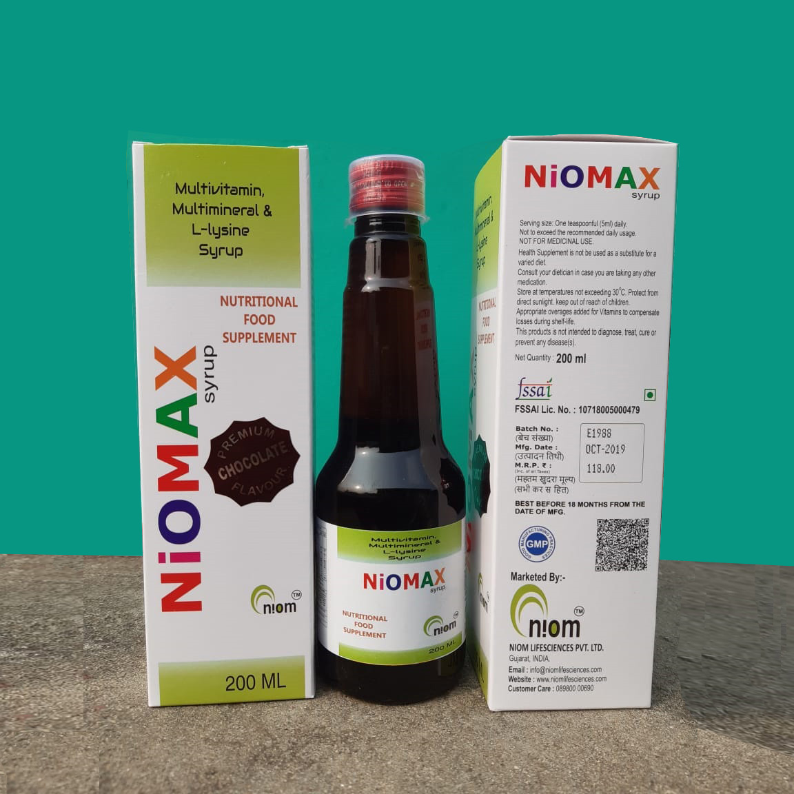 Niomax Syrup – Multivitamin & Mineral Syrup – 200ml